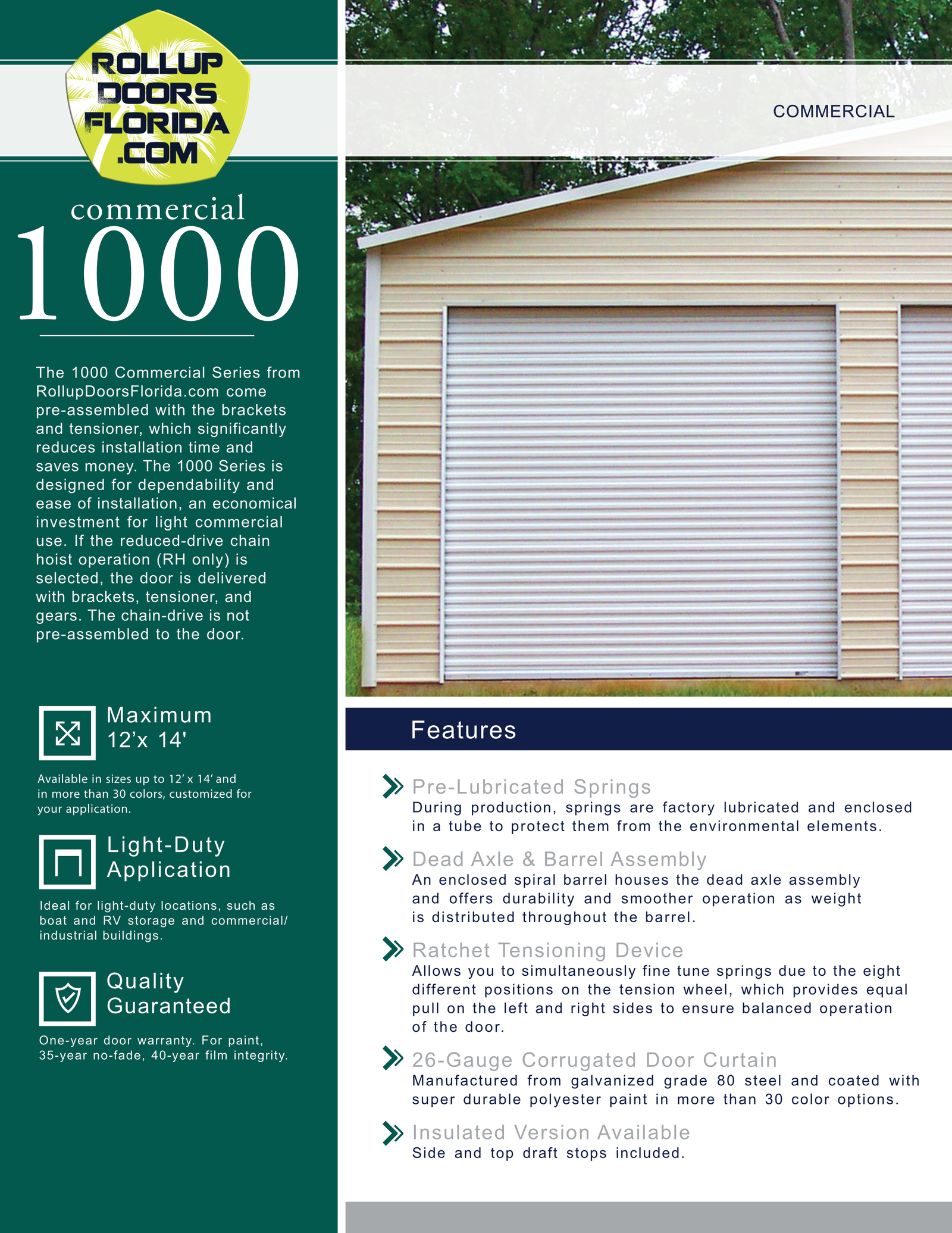 Series 1000 Rollup Door Brochure