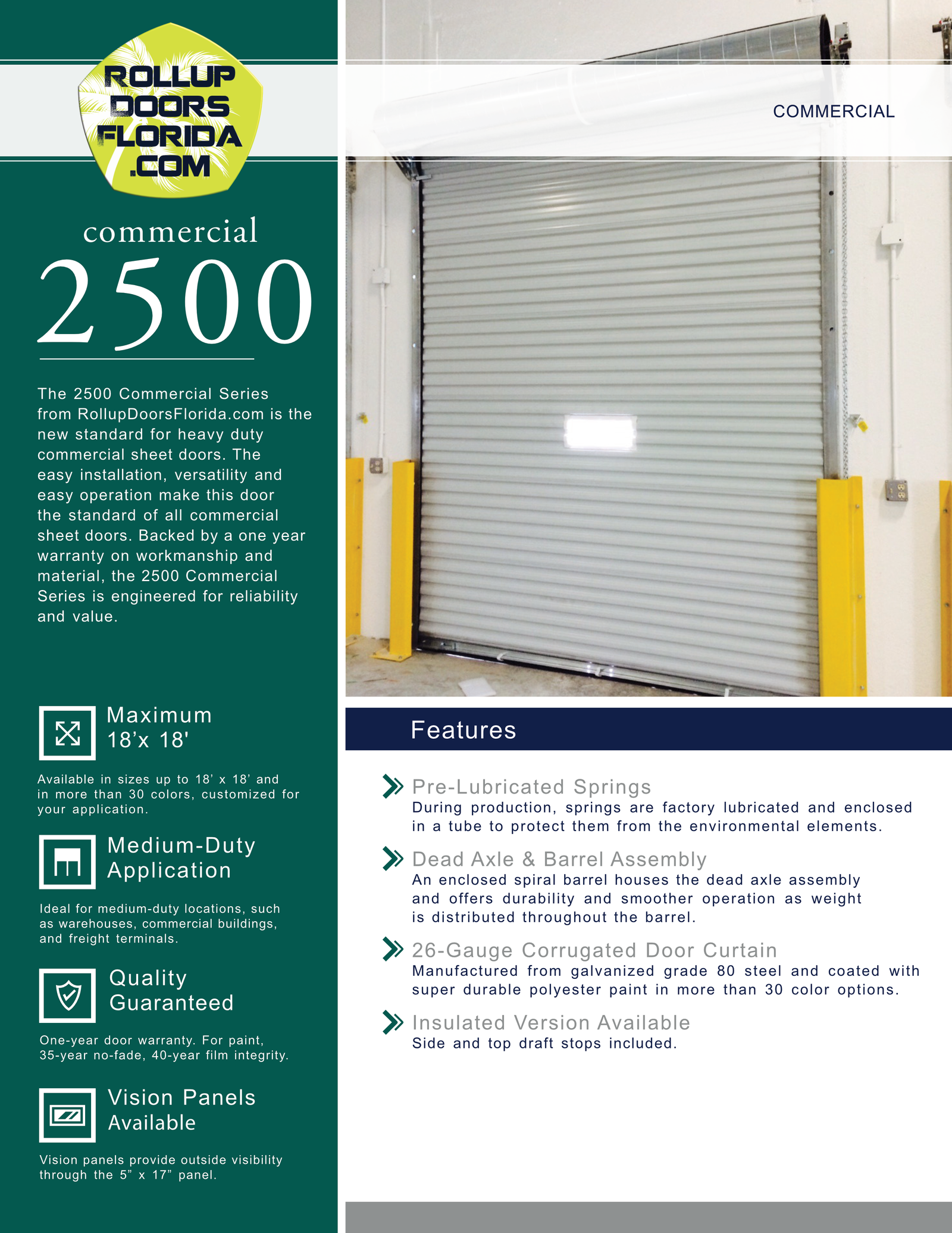 Series 2500 Rollup Door Brochure